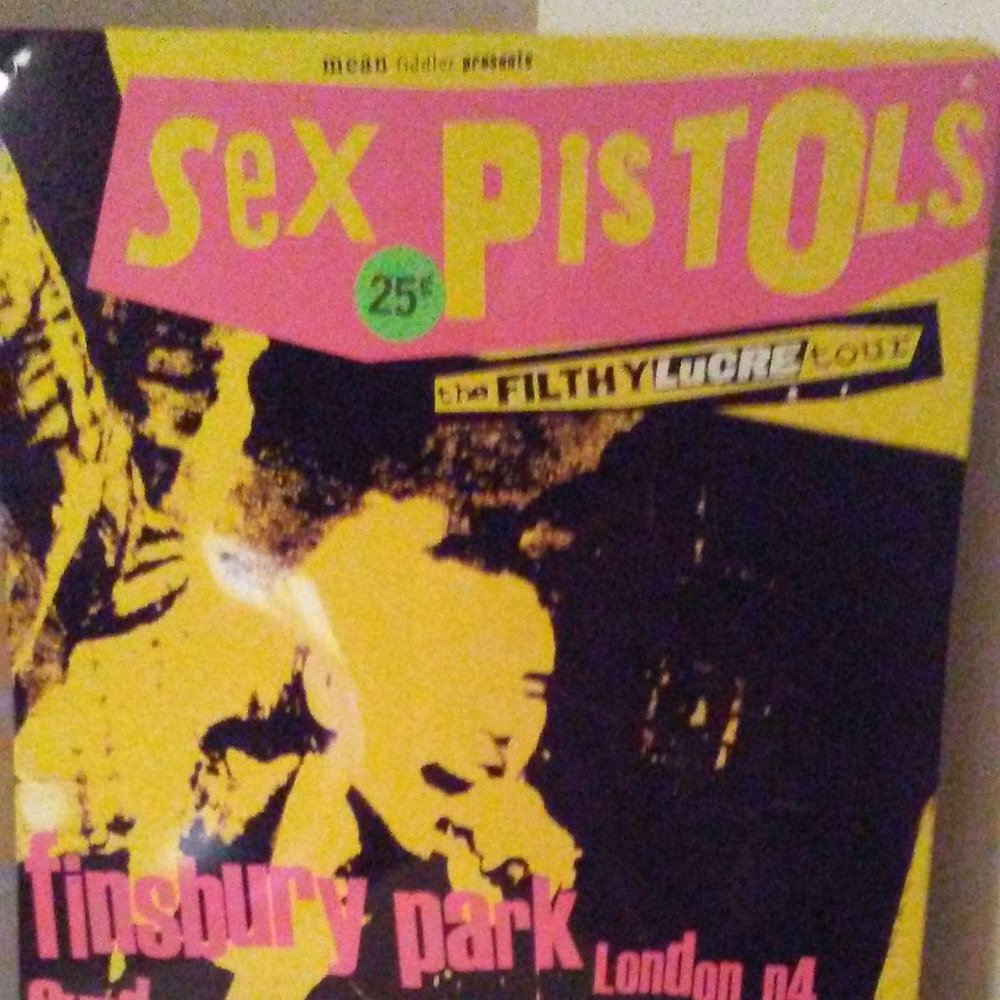 Sex Pistols Commemorative Metal Tray, Vintage